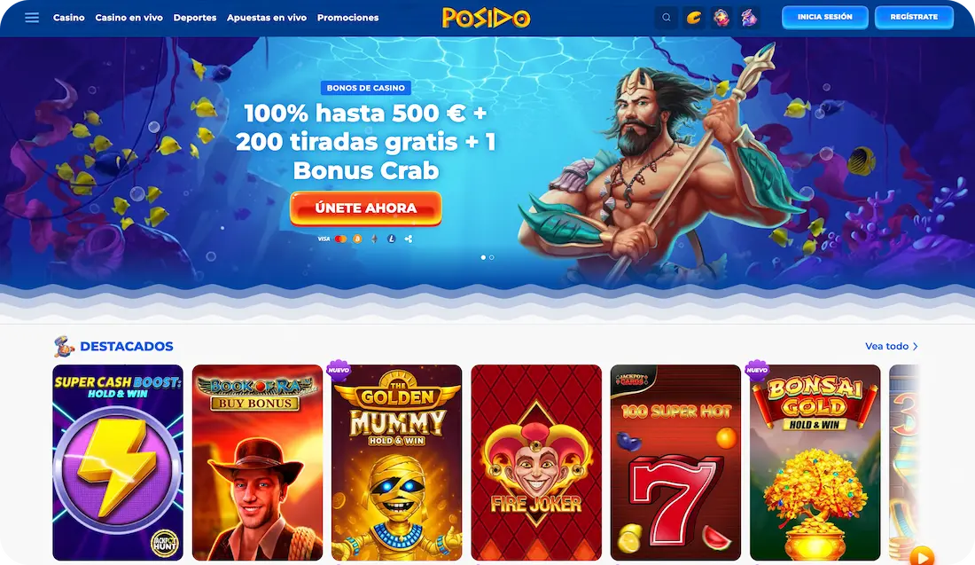 sitio web del casino posido